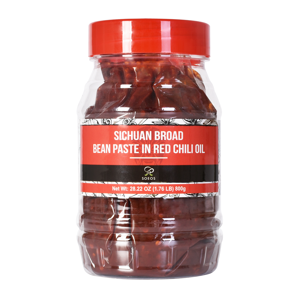 Sichuan Pixian Doubanjiang Broad Bean Paste in Red Chili Oil, 28.22 oz
