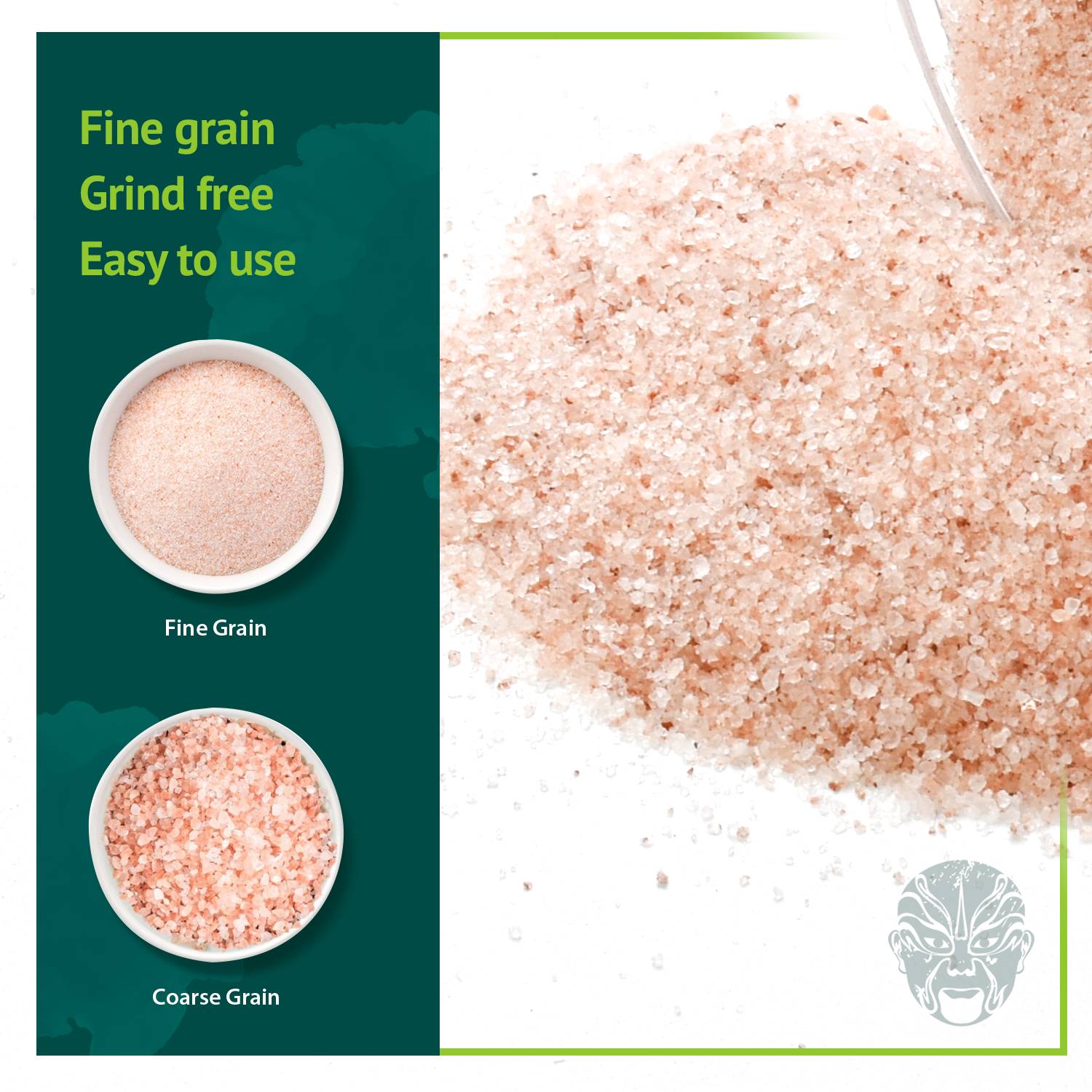 Pink Himalayan Salt, Fine Grain, 39 oz.