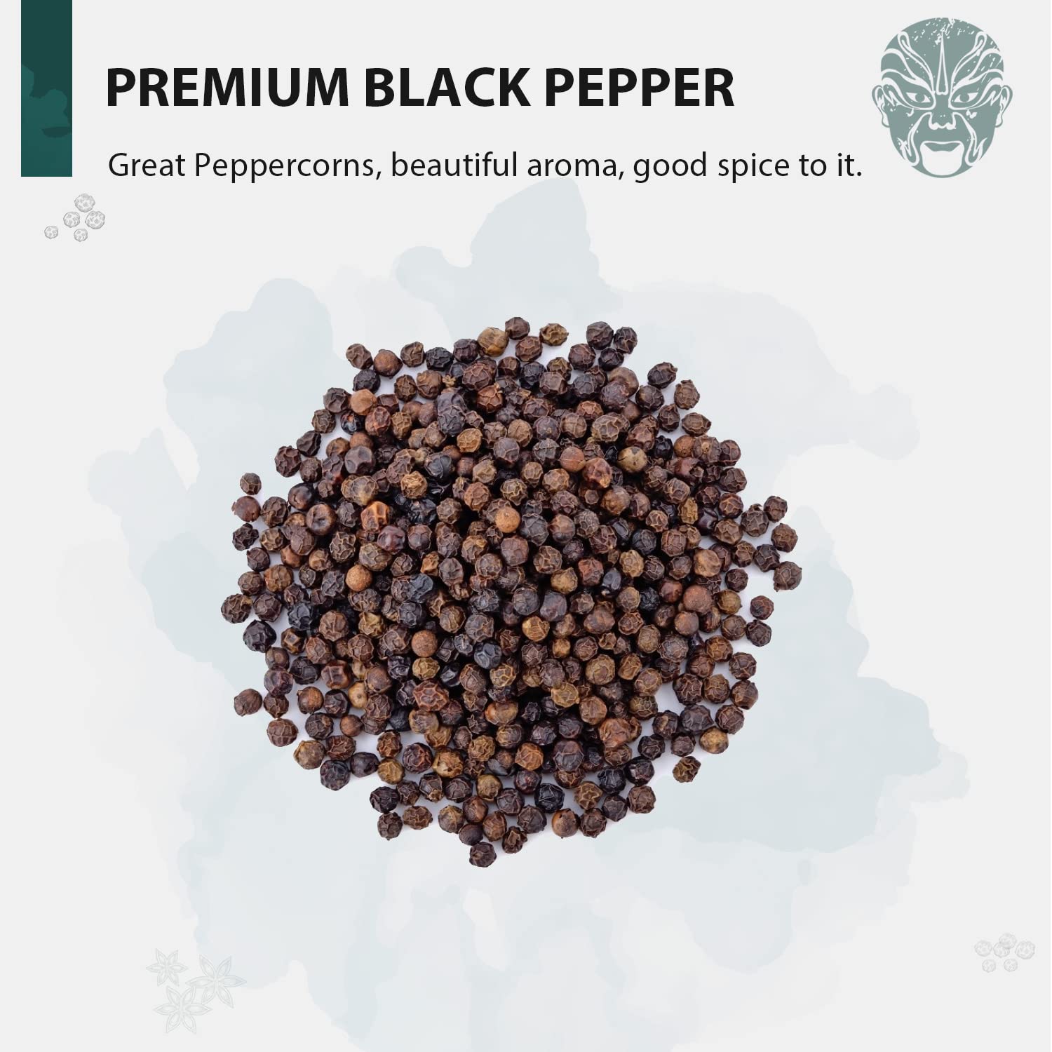 Whole Black Peppercorns Flatpack