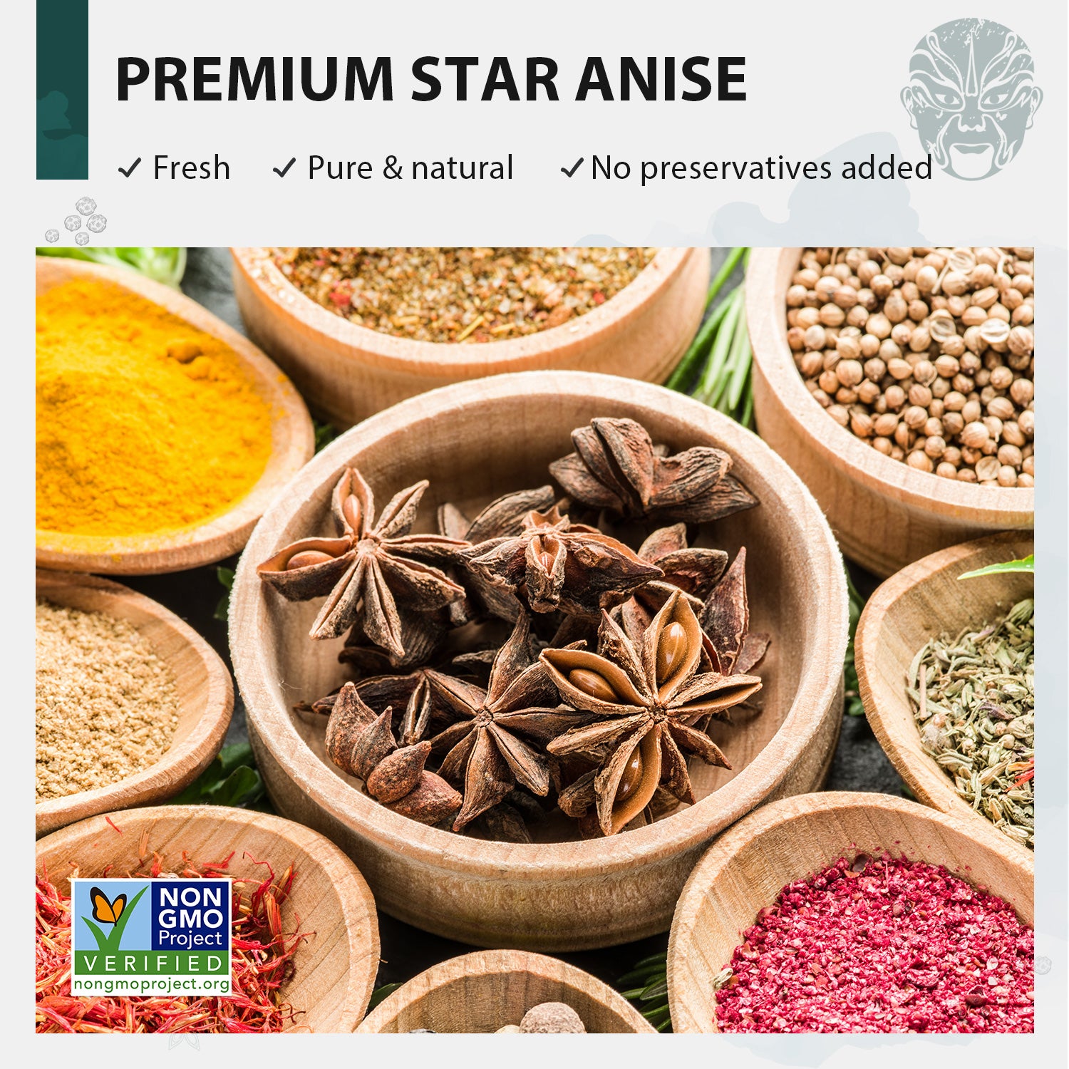 Star Anise Seeds (Anis Estrella)