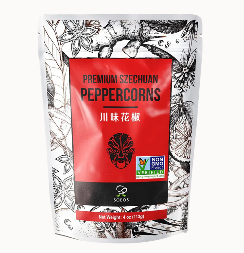 Authentic Szechuan Grade A Red Sichuan Peppercorns, 4 oz - Case of 100