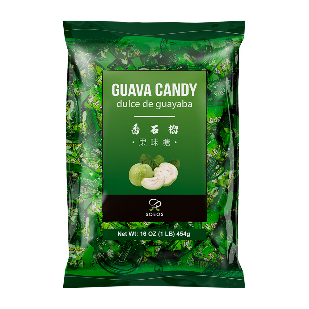 Guava Pack Guava Candy, Classic Series Chinese Guava Hard Candy, 16 oz (Pack of 1 ...