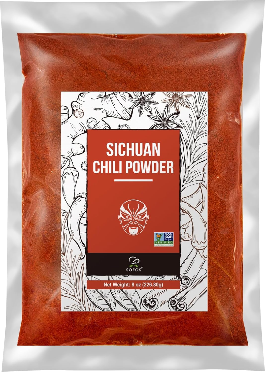 Premium Sichuan Chili Powder, 8 oz - Case of 50
