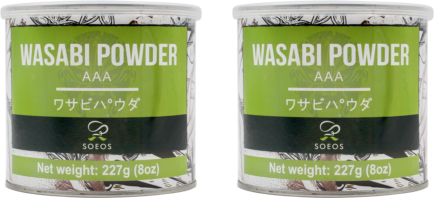 Premium Wasabi Powder 2 Pack of 8oz, 16 oz in Total