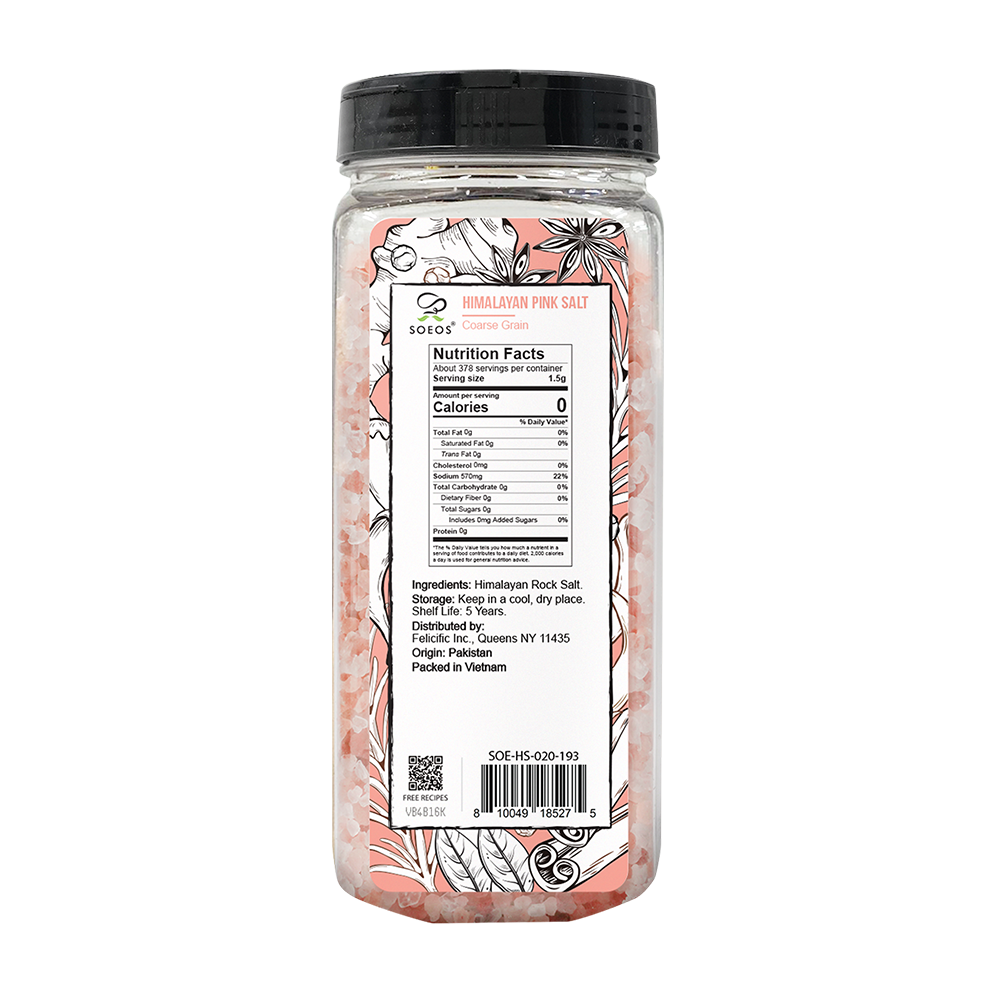 Himalayan Pink Salt, Coarse Grain, 20 oz (1.25 lb)