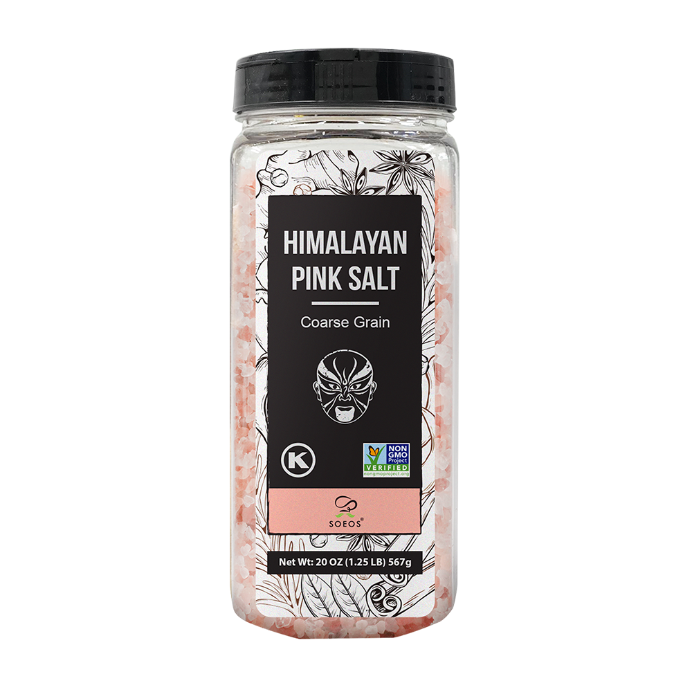 Himalayan Salt, Pink Salt, Coarse Grain, 18 oz - Case of 24