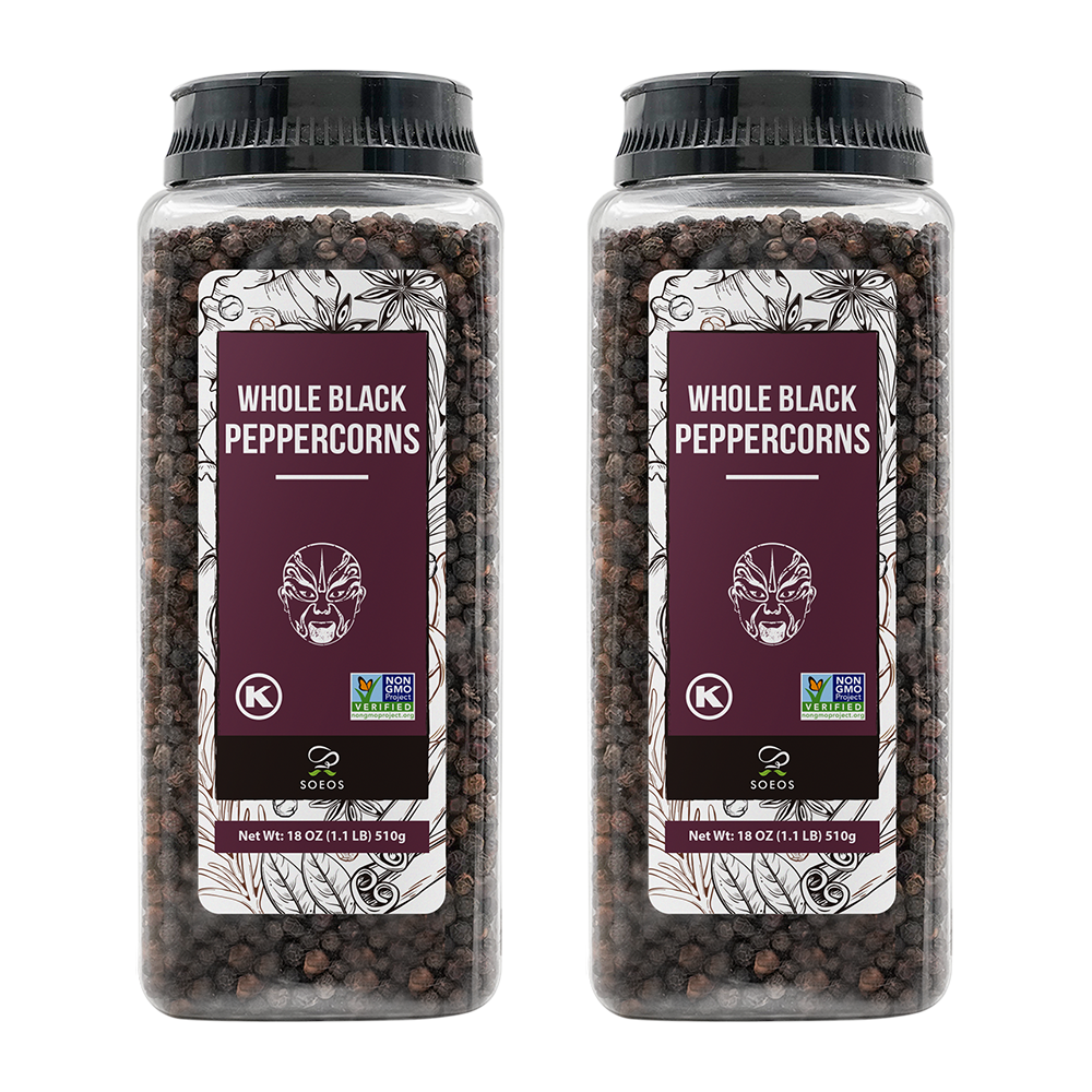 Whole Black Peppercorns 18oz