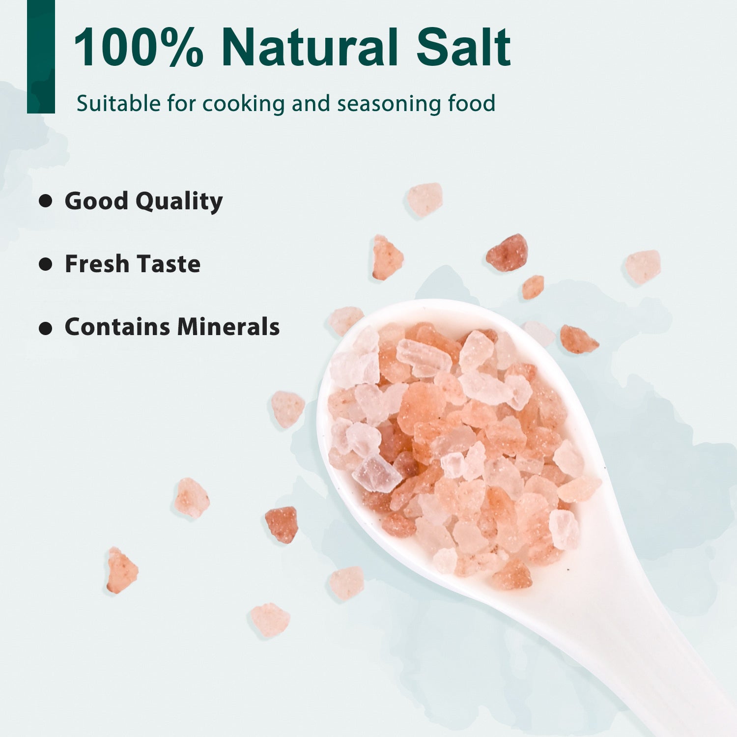 Himalayan Pink Salt 39 oz + Whole Black Peppercorns 18 oz