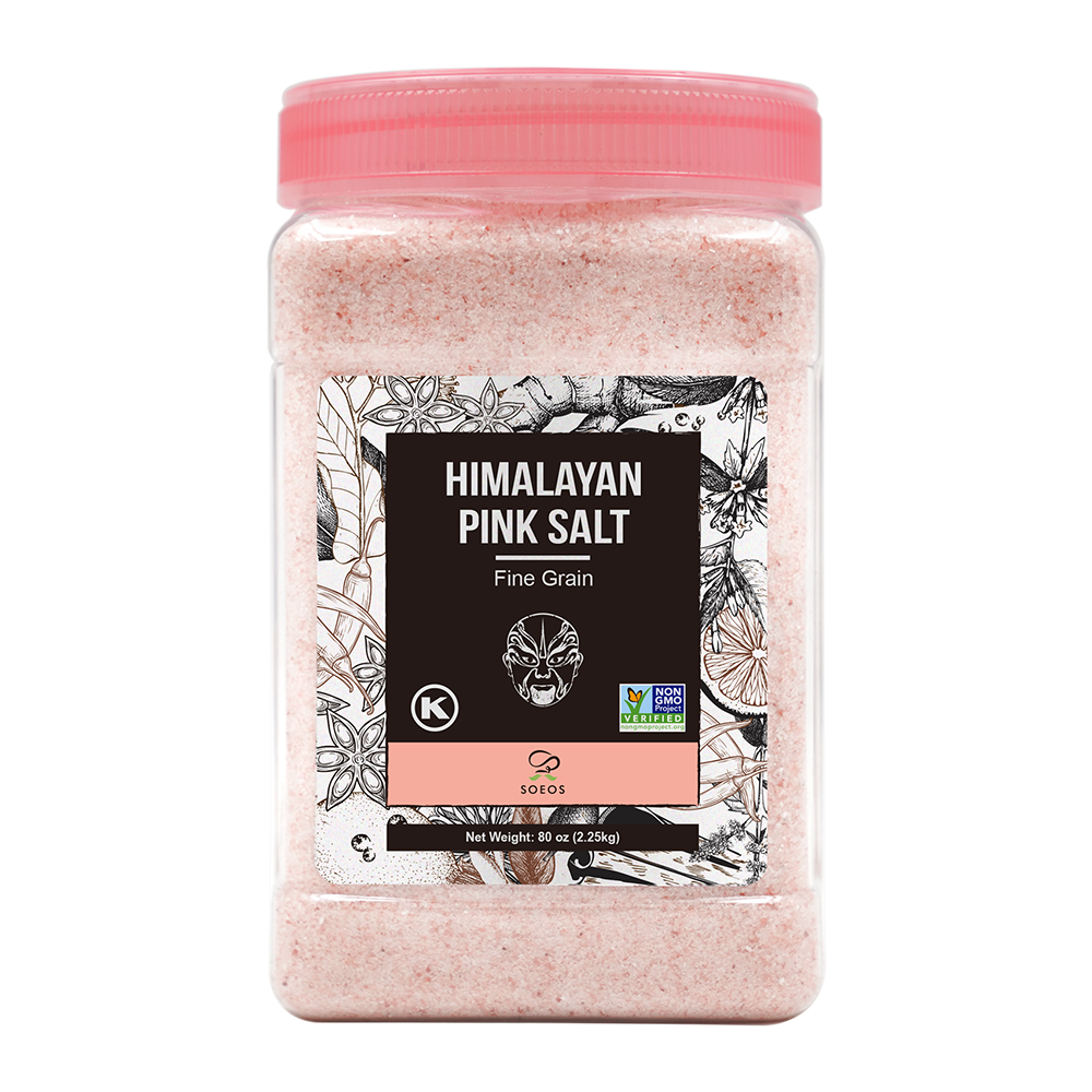 Soeos Himalayan Salt Fine Grain 80oz (2.25kg)
