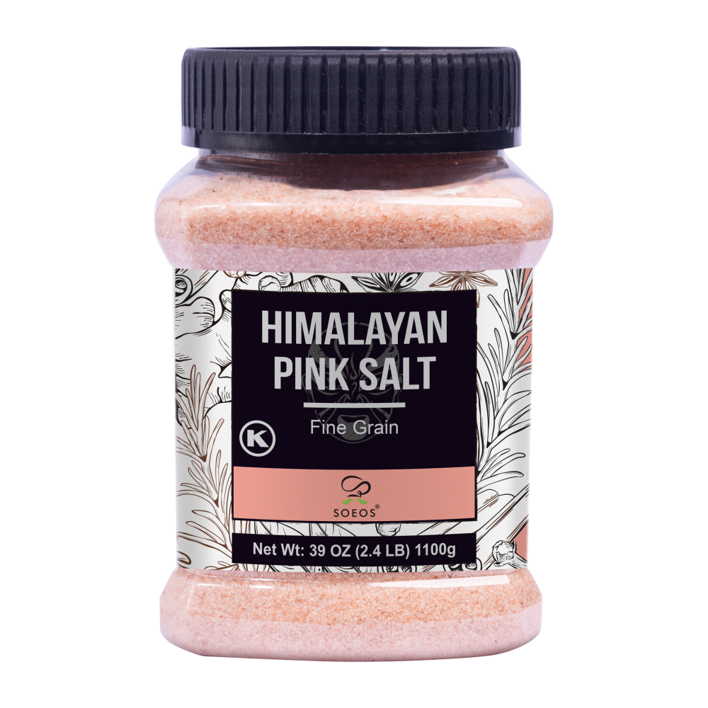 Pink Himalayan Salt, Fine Grain, 39 oz.