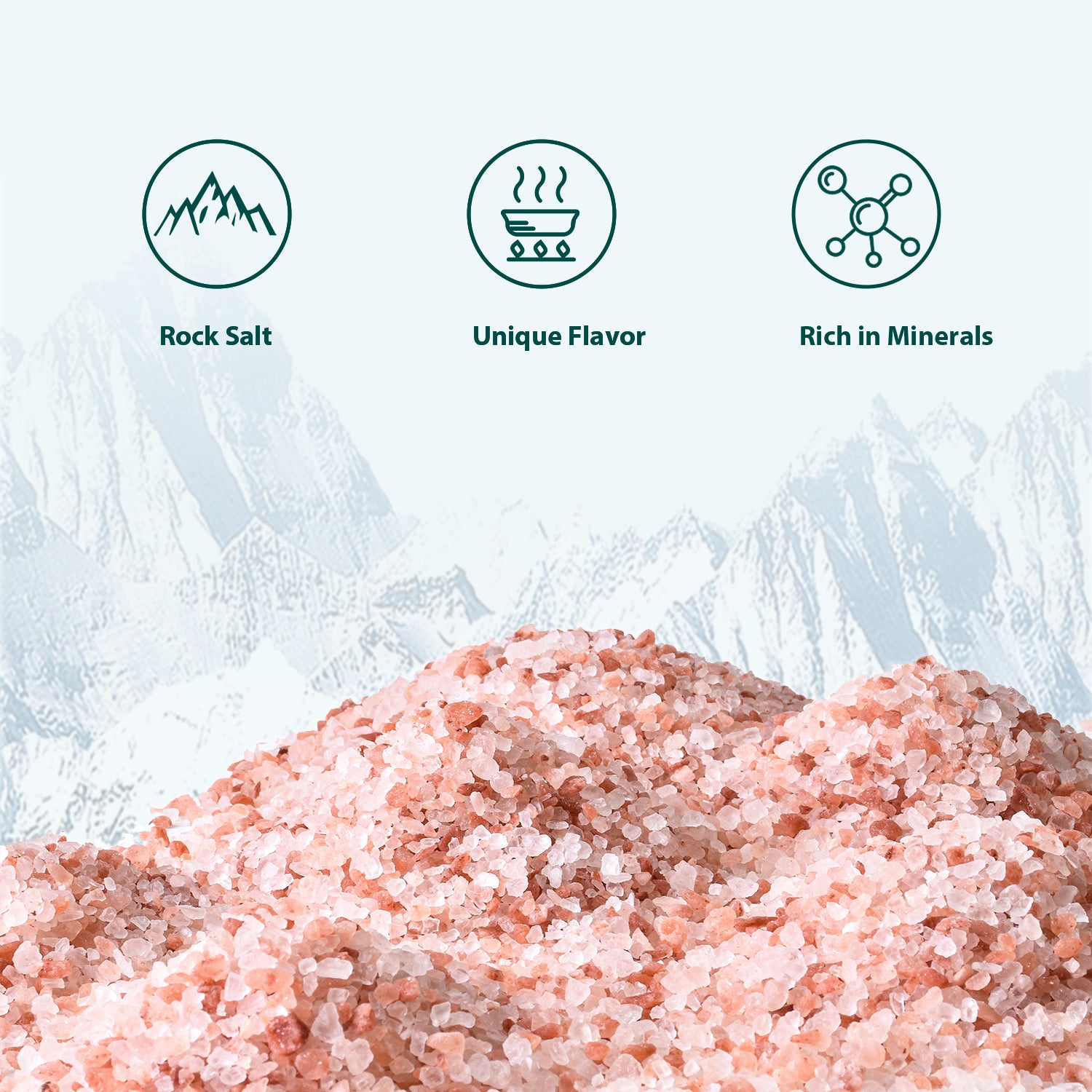 Whole Black Peppercorns 190g and Himalayan Pink Salt 380g