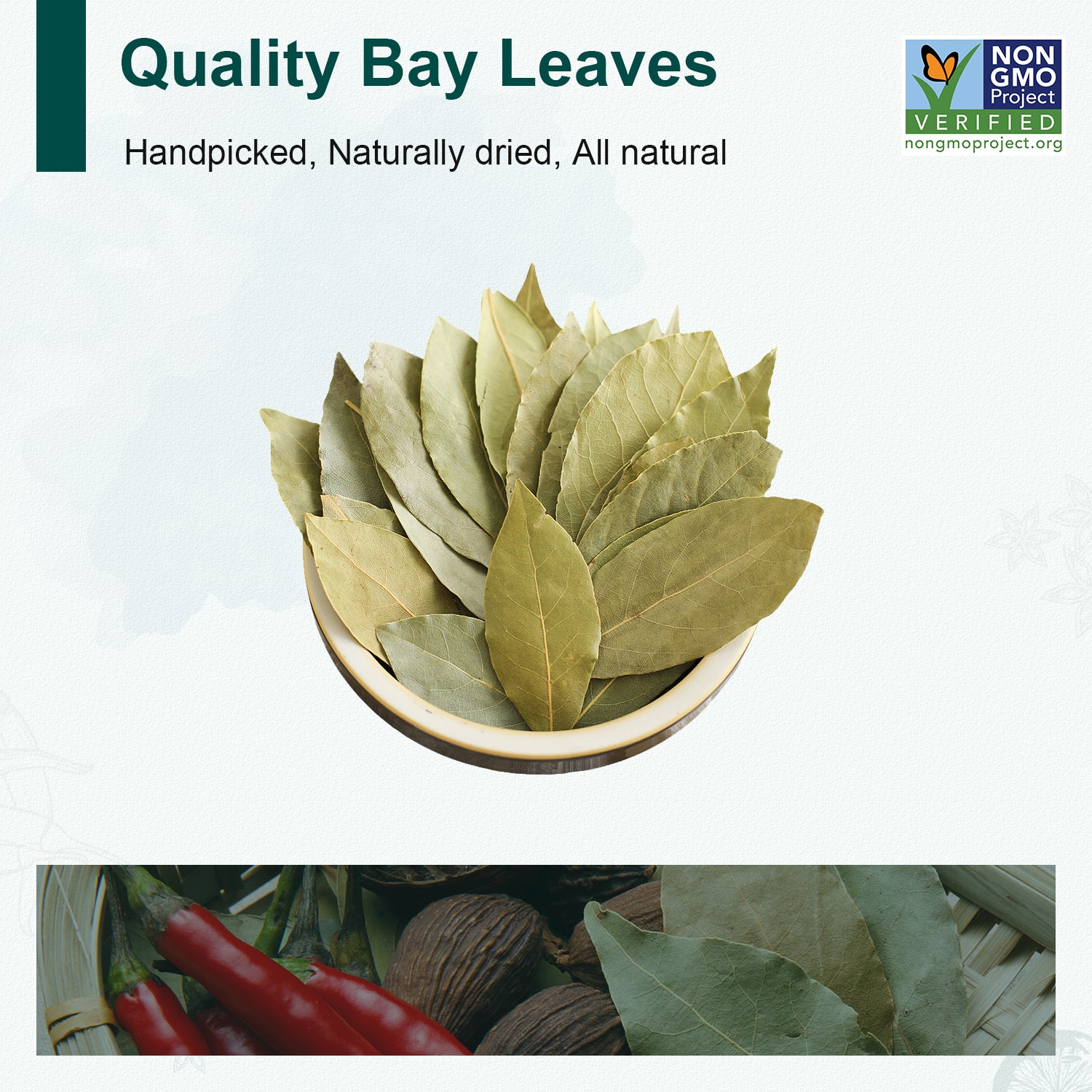 Bay Leaves, 1lb (454g)
