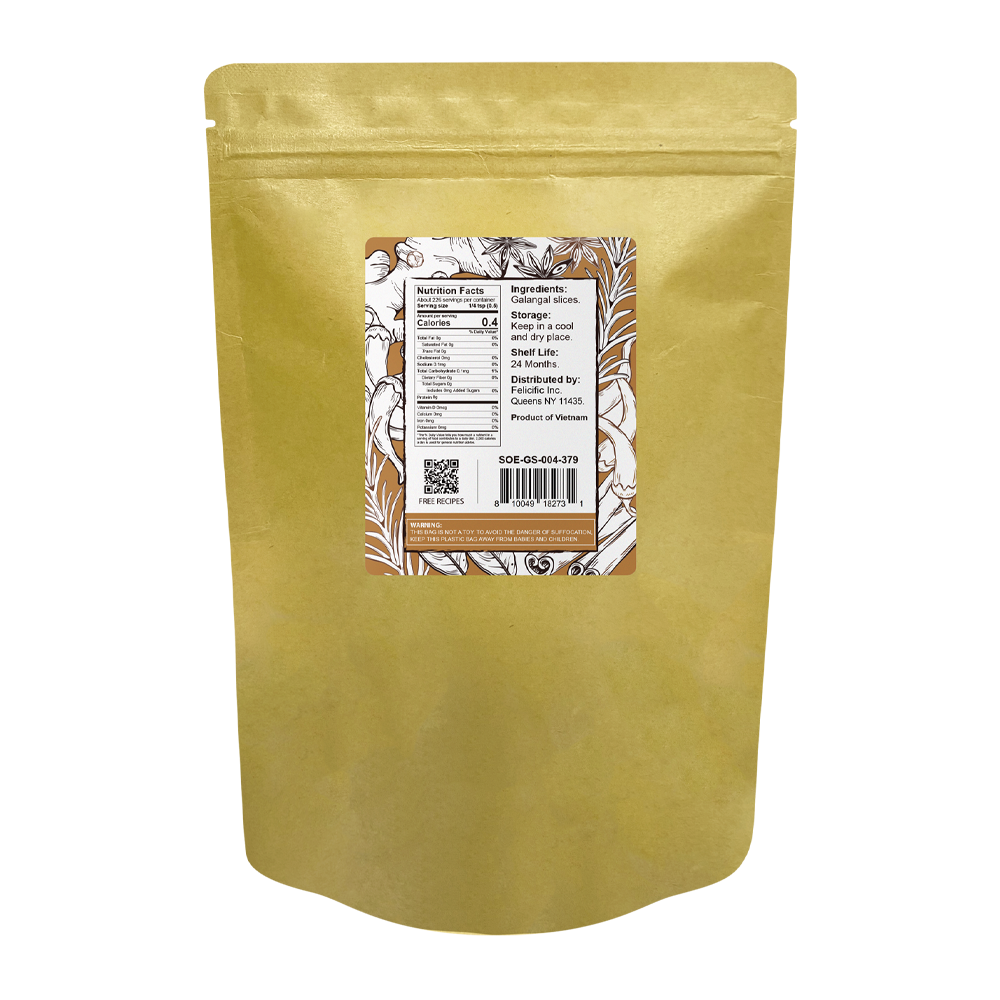 Galangal Slices, 4 oz - Case of 36