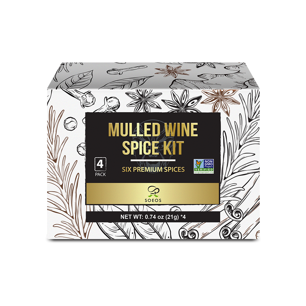 Mulled Wine Spice Kit, 2.96 oz (0.74 oz*4)