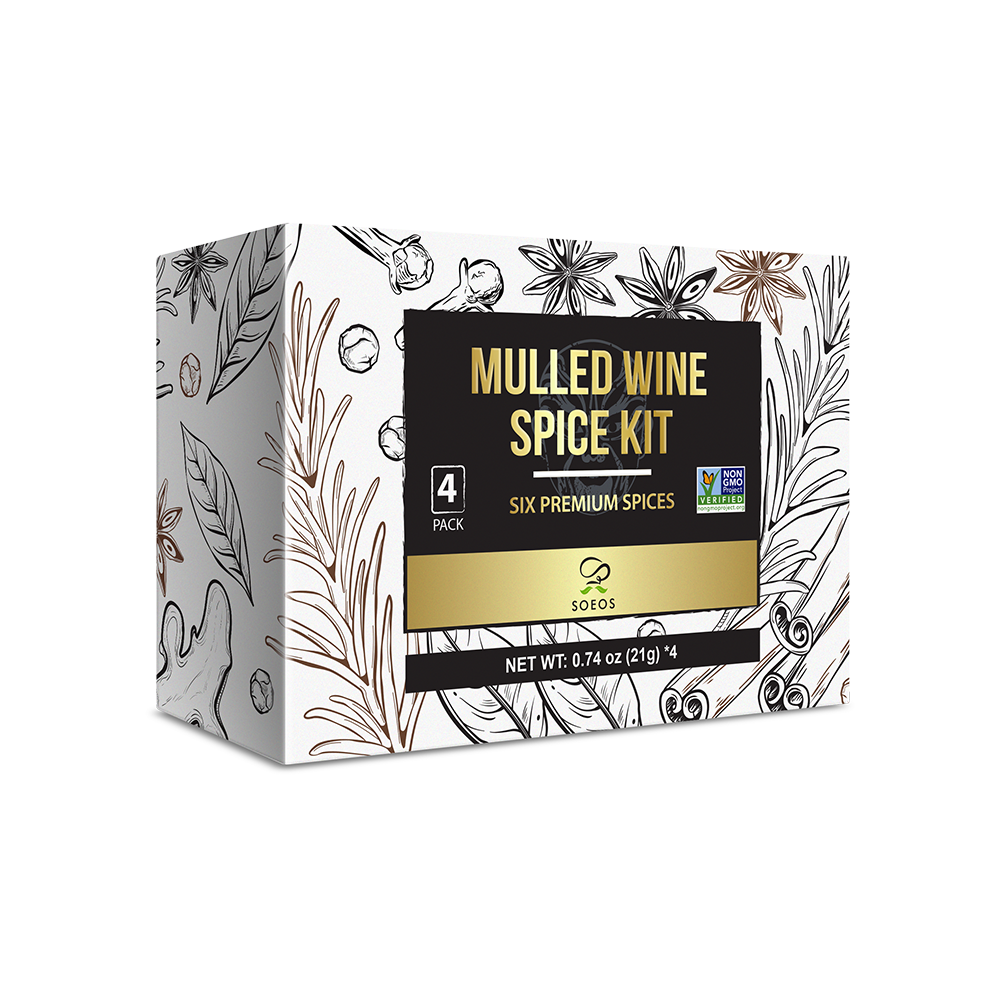 Mulled Wine Spice Kit, 2.96 oz (0.74 oz*4)