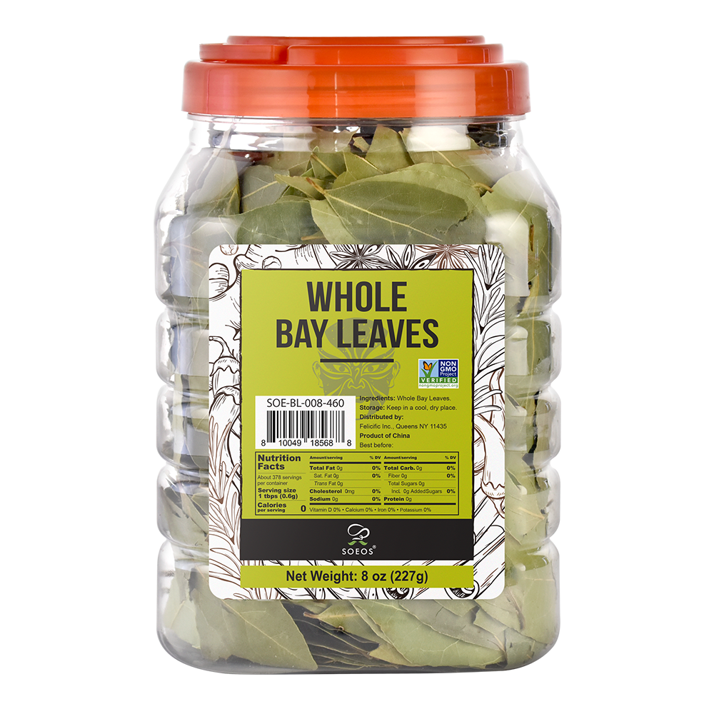 Whole Bay Leaves, 8 oz (227g)