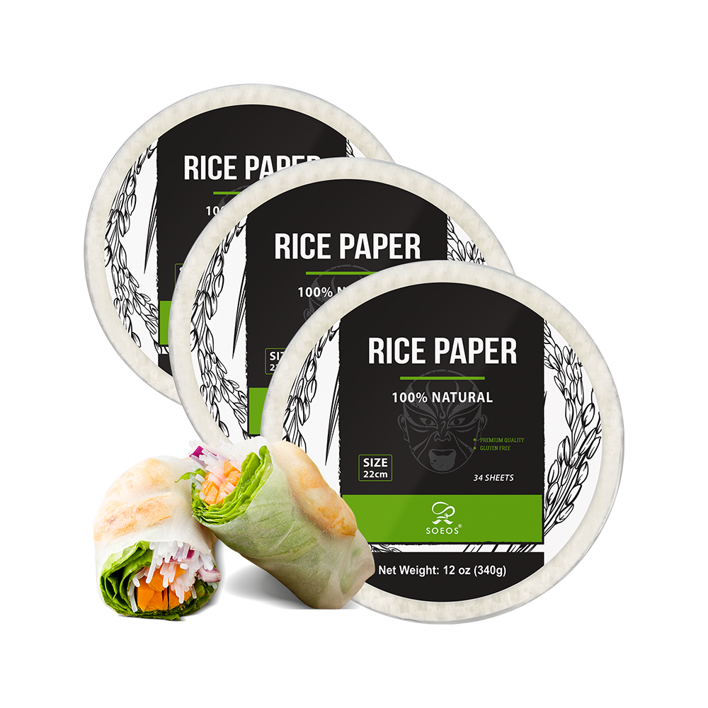 Rice Paper, 12 oz, 340g each, (Pack of 3)