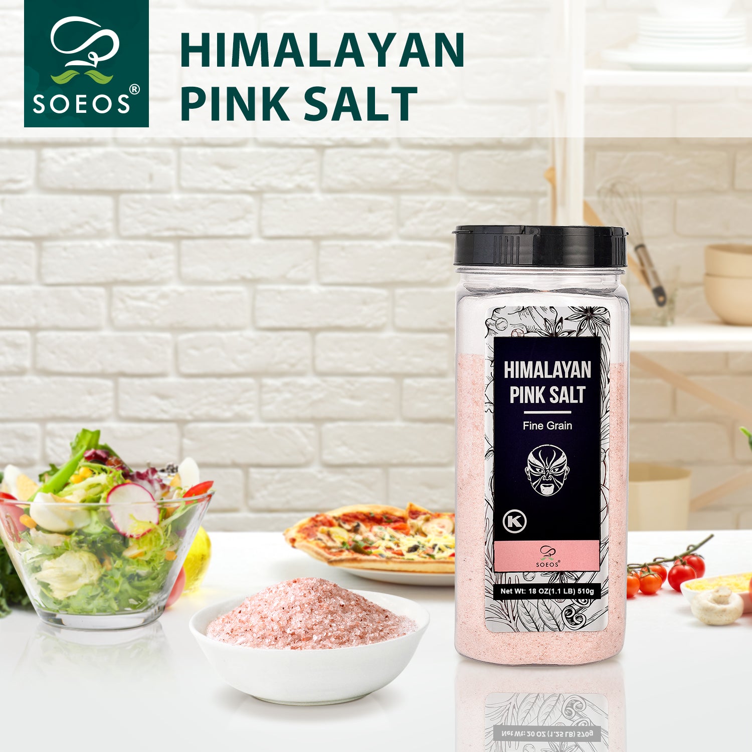Himalayan Salt - Fine Grain, 20 oz (1.25lb)