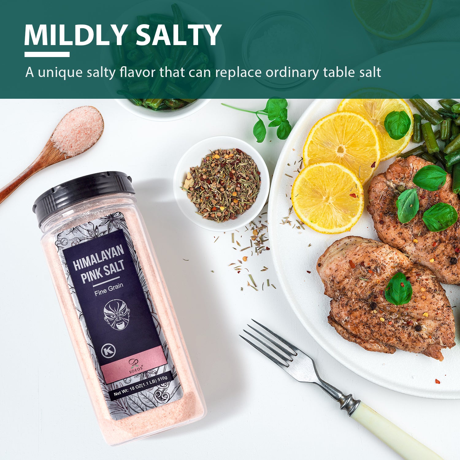 Himalayan Salt - Fine Grain, 20 oz (1.25lb)