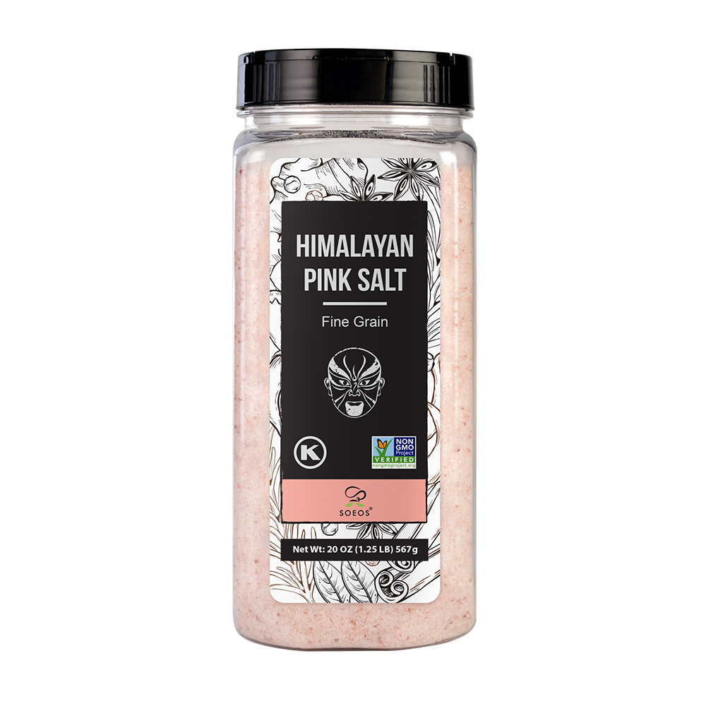 Himalayan Pink Salt, Fine Grain, 18 oz - Case of 24