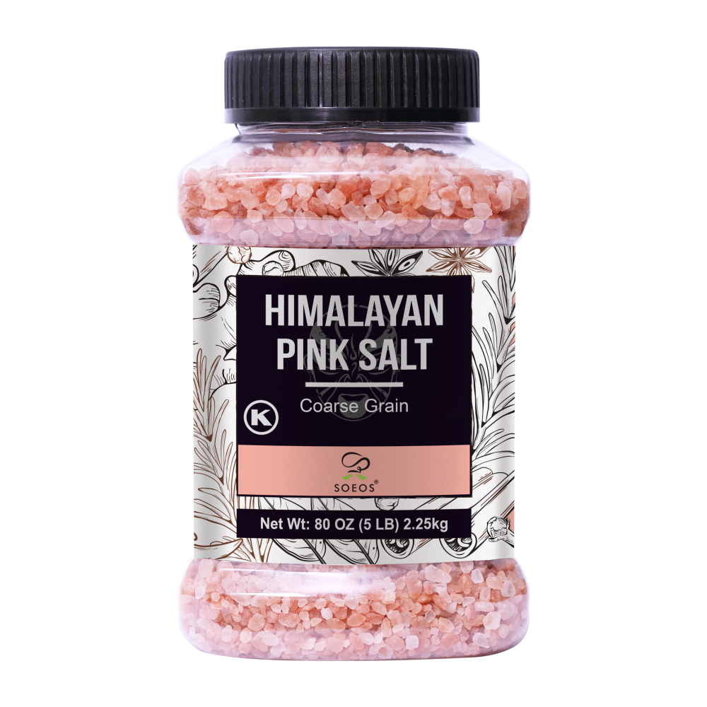 Himalayan Salt, Coarse Grain, 5 lb (80 oz)