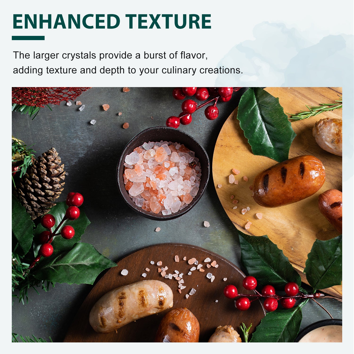 Himalayan Pink Salt, Coarse Grain, 39 oz (1.1 kg) + Organic Whole Black Peppercorns, 18 oz (510g)