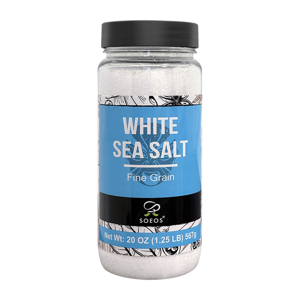 Sea Salt, Fine Grain, 20 Oz (1.25 Pound)
