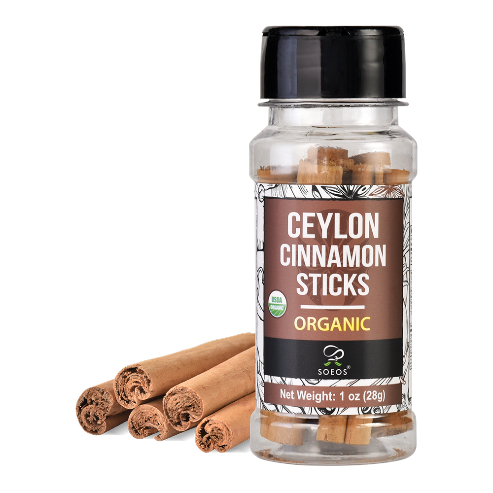 Organic Ceylon Cinnamon Sticks, 1 oz - Case of 30