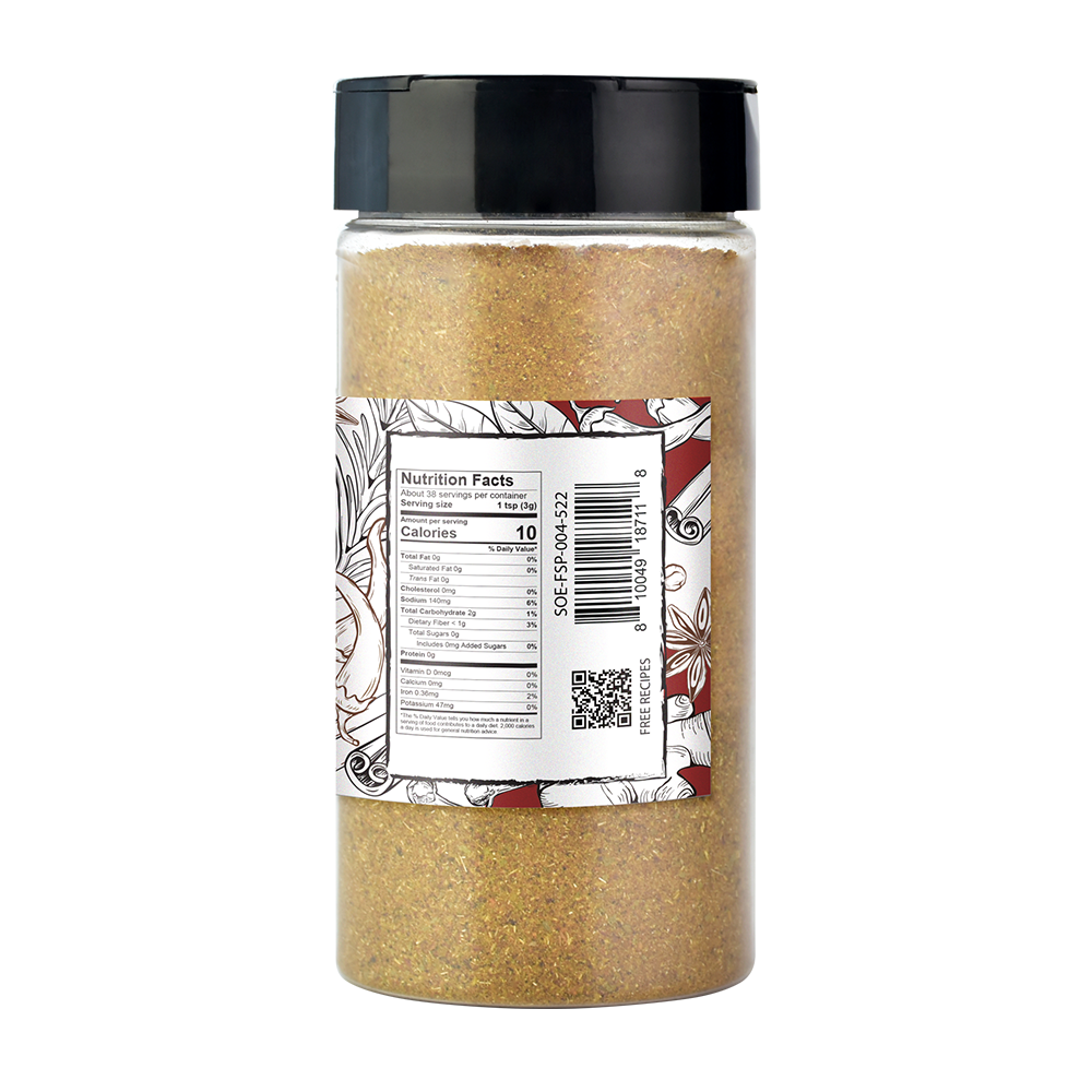 Chinese Five-Spice Powder, 4 oz - Case of 36