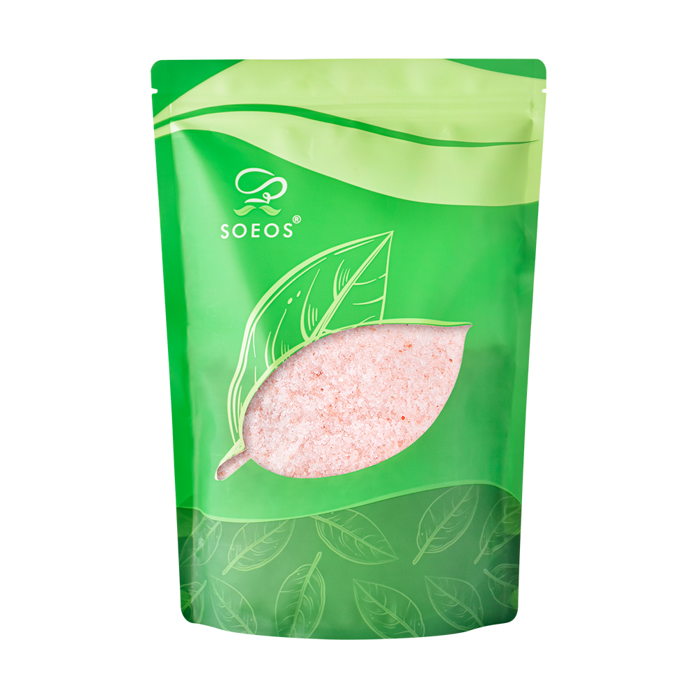 Soeos Fine Grain Himalayan Pink Salt, 2kg/ 70.5oz