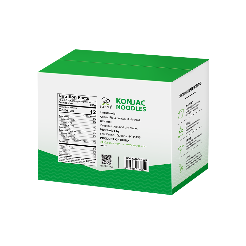Konjac Noodles, 3 Variety Noodles, Fettuccine, Angel Hair, Spaghetti, 8.8 oz (250 g)*6