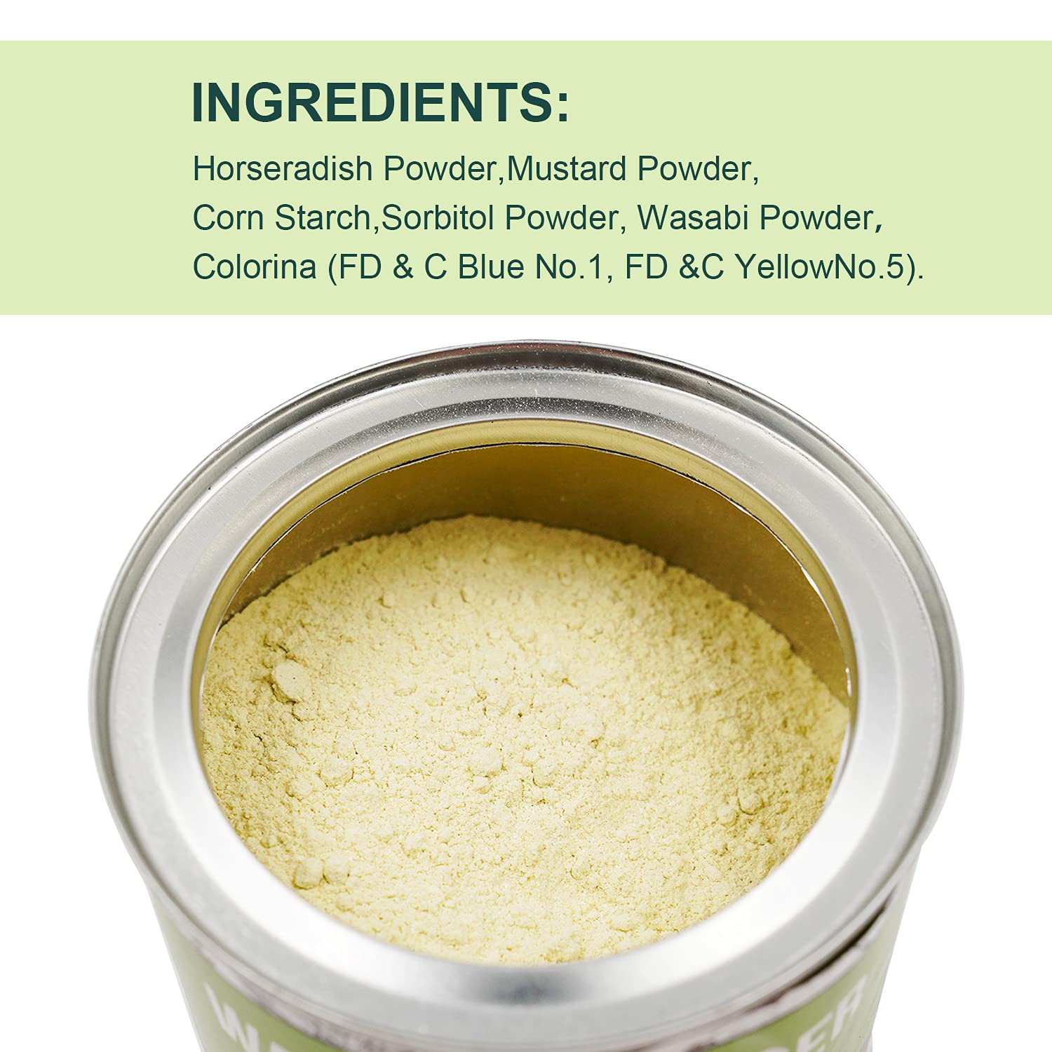 Premium Wasabi Powder 2 Pack of 8oz, 16 oz in Total