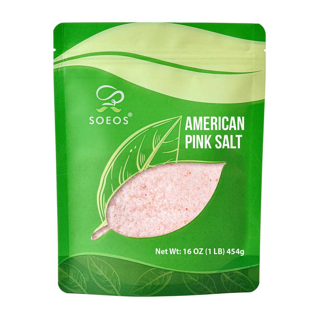 American Pink Salt, Fine Grain, 16oz (453g)