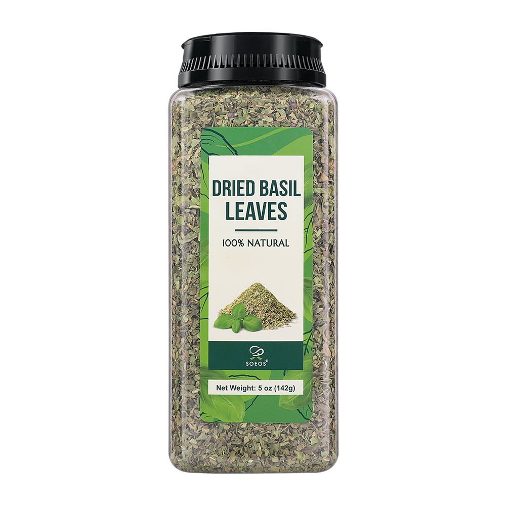 Dried Basil Leaves, 5 oz (142g) - Case of 36