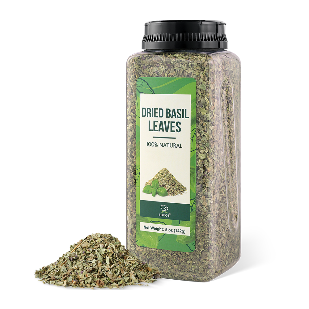 Dried Basil Leaves, 5 oz (142g) - Case of 36