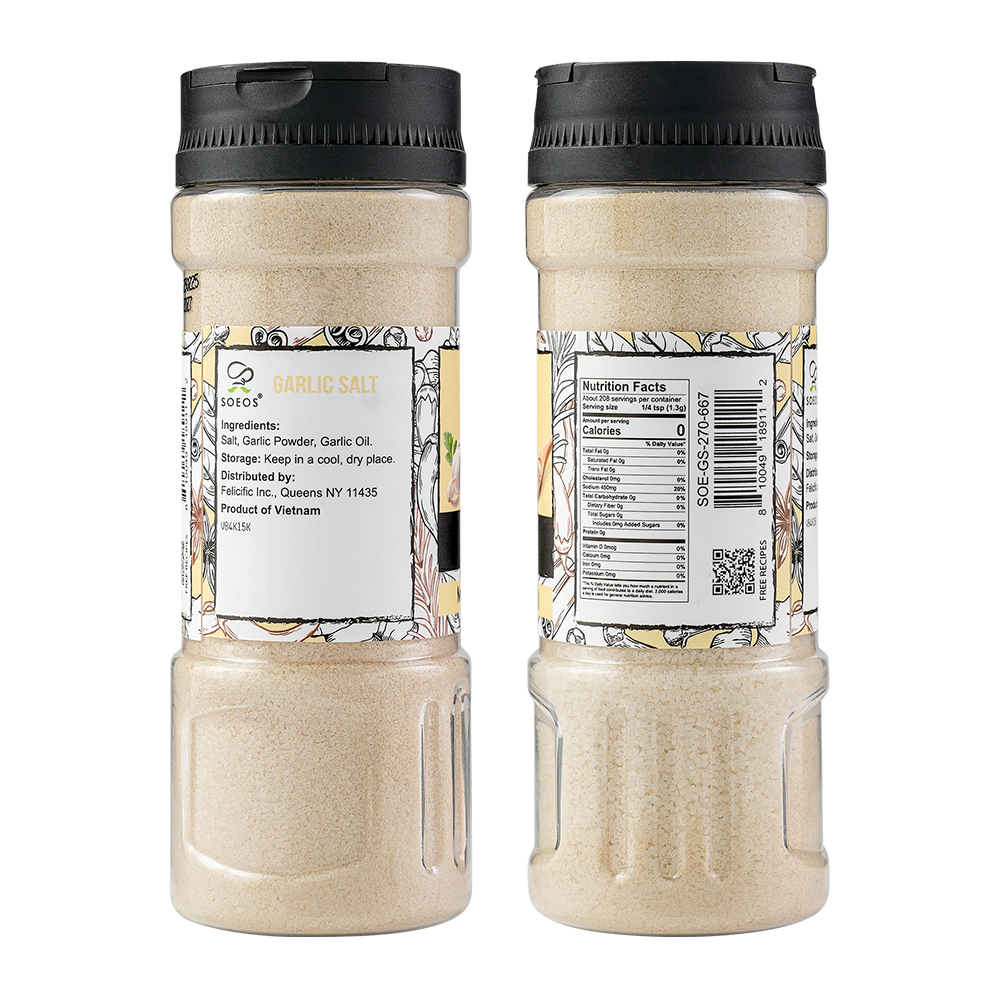 Garlic Salt, 9.5 oz (270g)