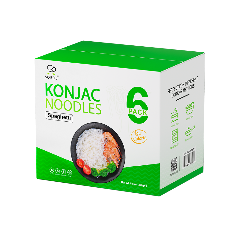 Konjac Noodles, Spaghetti Pasta, 8.8 oz (250g)*6 Pack