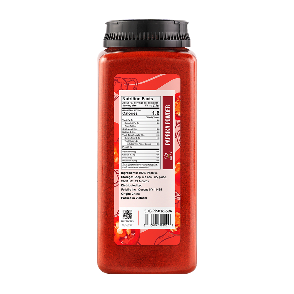 Paprika Powder, 16 oz