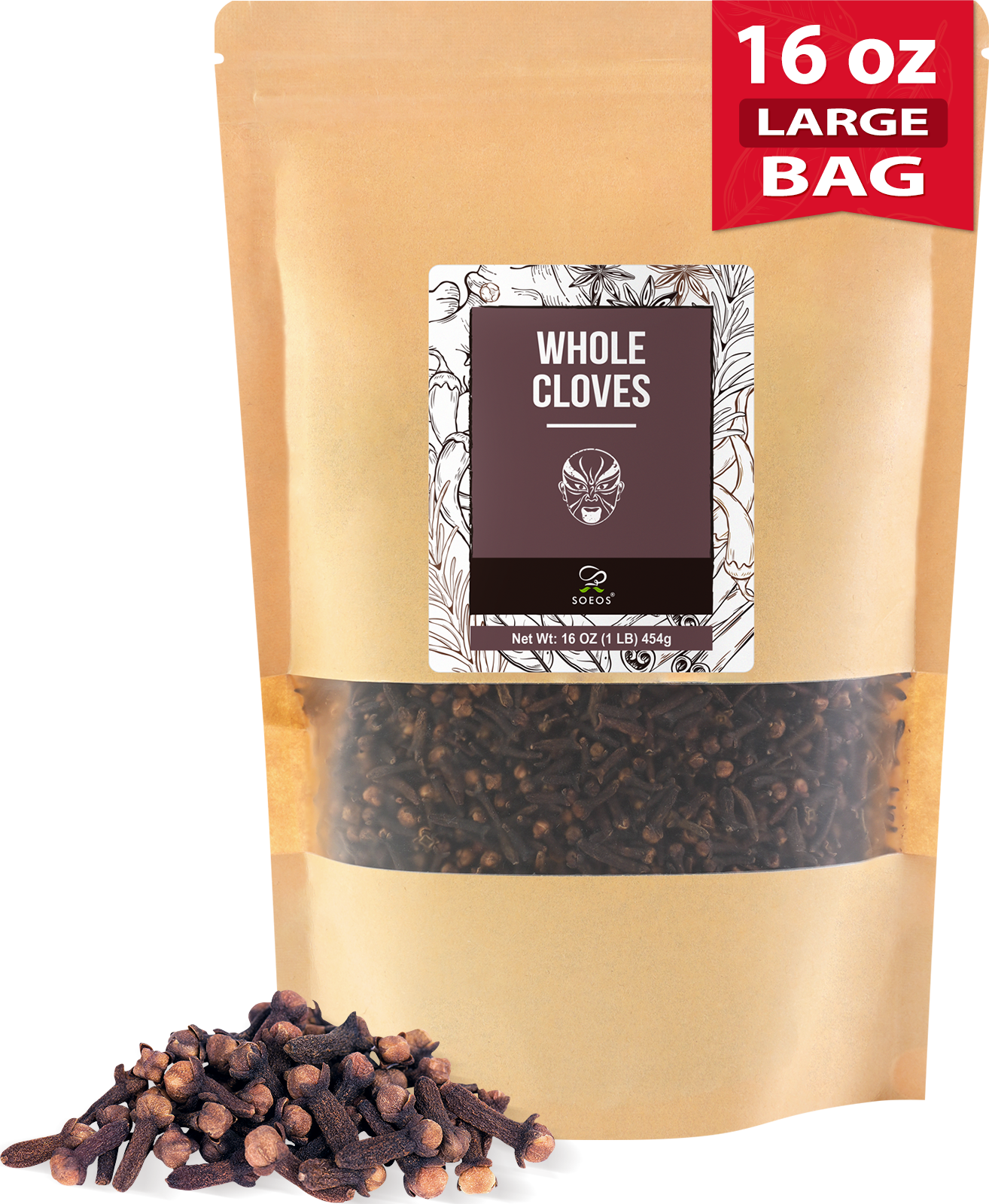 Whole Cloves, 16oz (1lb) 454g