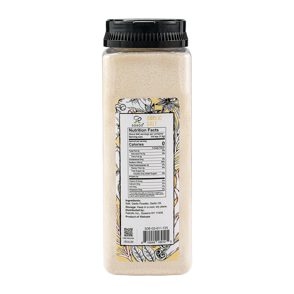 Garlic Salt, 38.8 oz (1.1 kg)