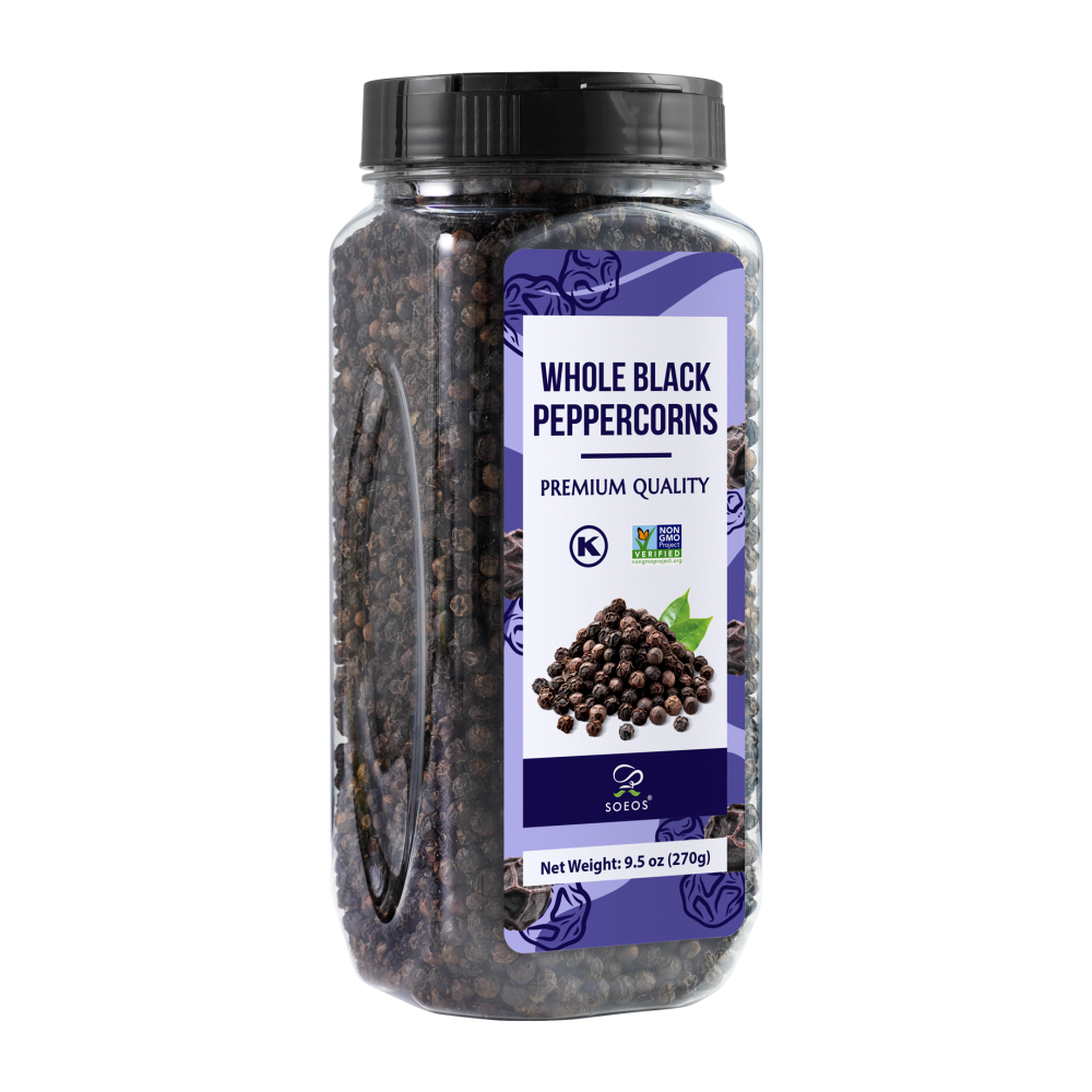 Whole Black Pepper, 9.5 Ounce (270g)