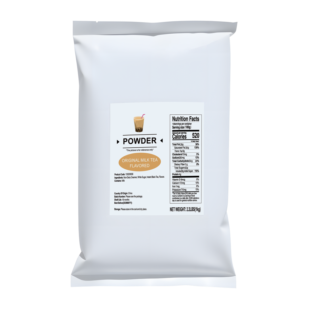 Milk Tea Flavored Powder (3-in-1), 2.2 lbs (1kg)
