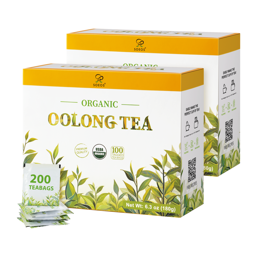 Organic Oolong Tea, 200 Tea Bags (2 Pack)
