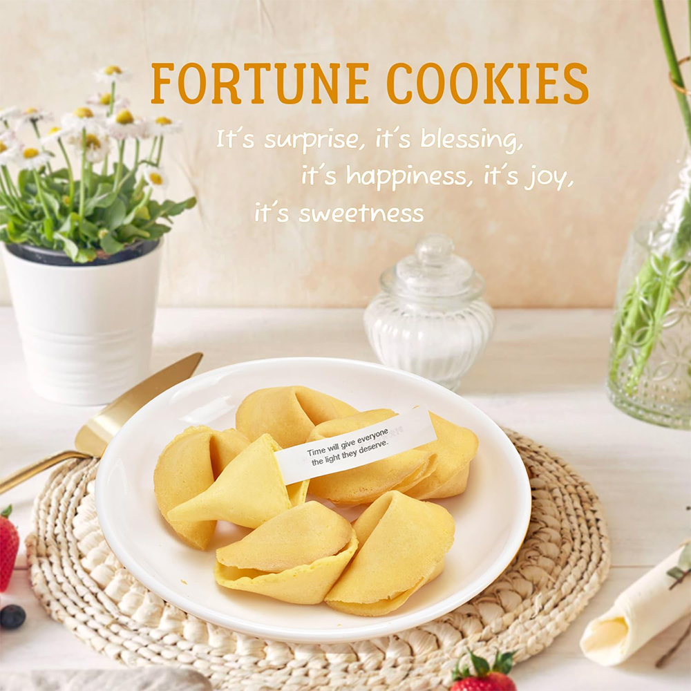 Soeos Fortune Cookies, Individually Wrapped, Approximately 350pcs