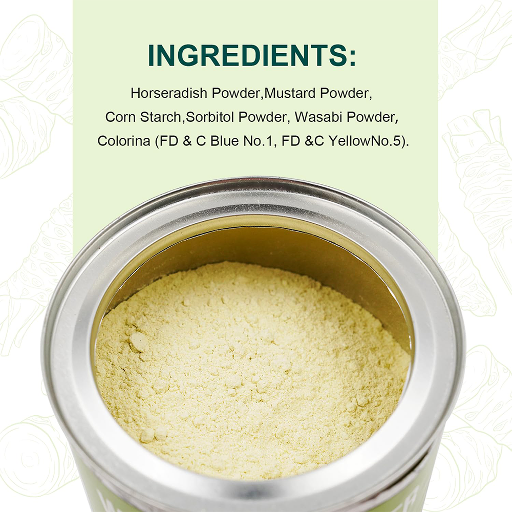 Soeos Premium Wasabi Powder 8oz (227g), Grade AAA Powder