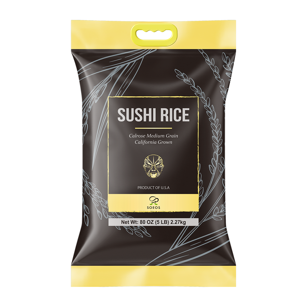 Soeos Sushi Rice, 5 lbs