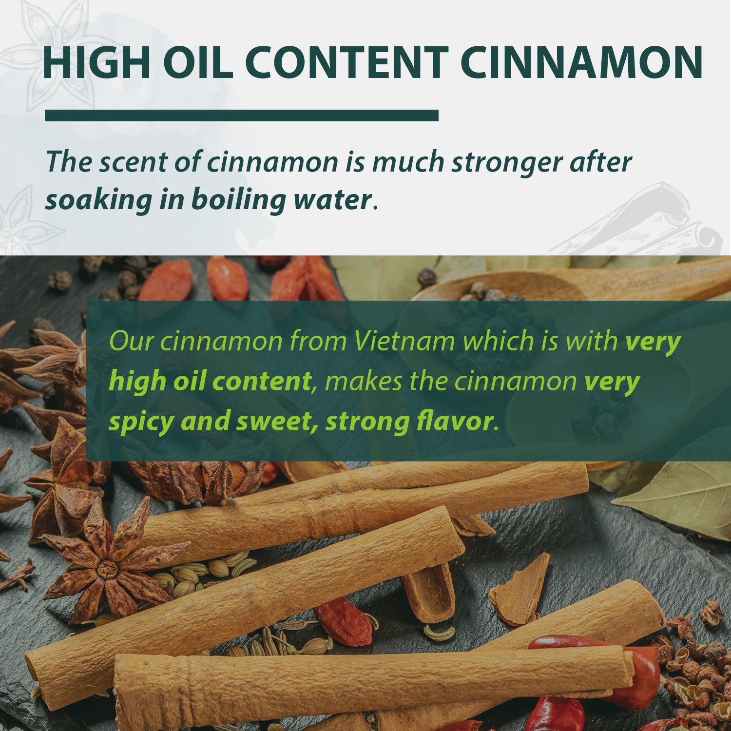 Cinnamon Sticks 3.5 in, 16oz (453g)