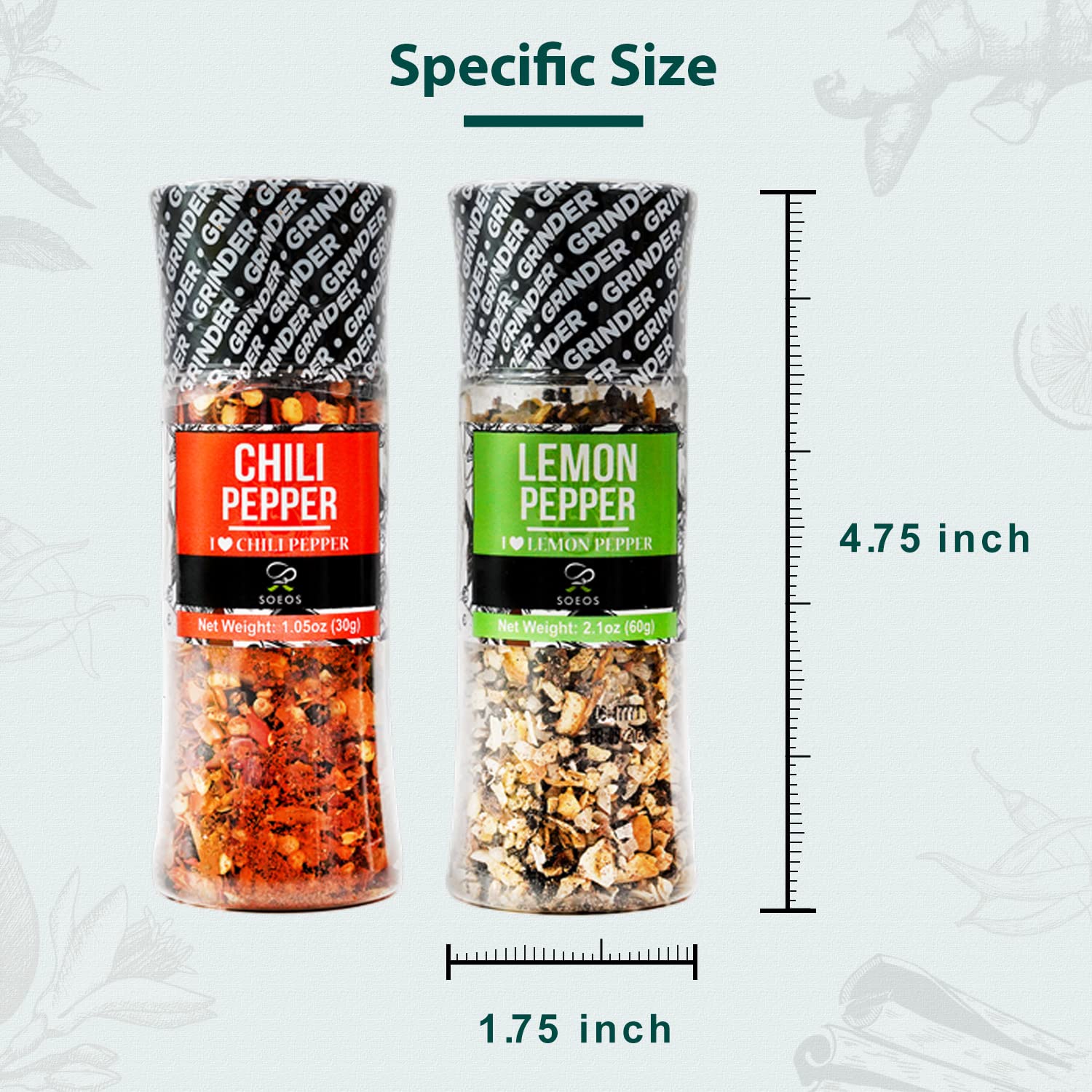  iSpice Starter Spice Set- Seasonings for Cooking