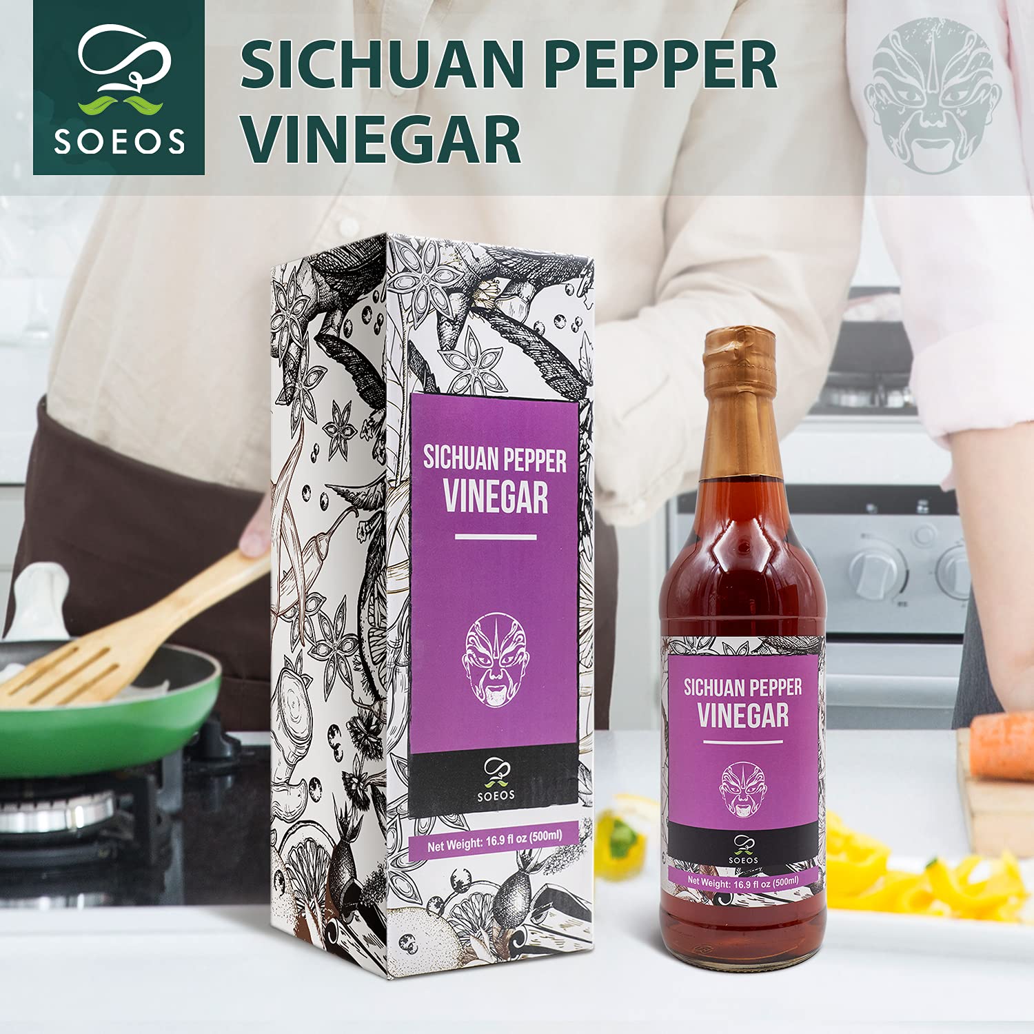 Sichuan Pepper Vinegar, 16.9 fl. oz. 500 ml