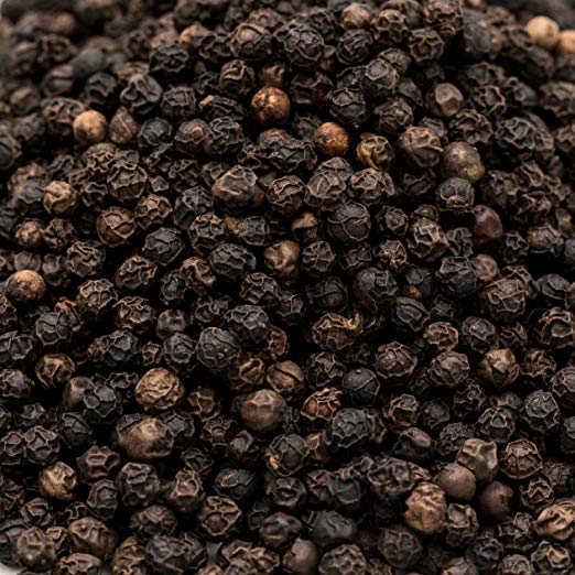 Whole Black Peppercorns.